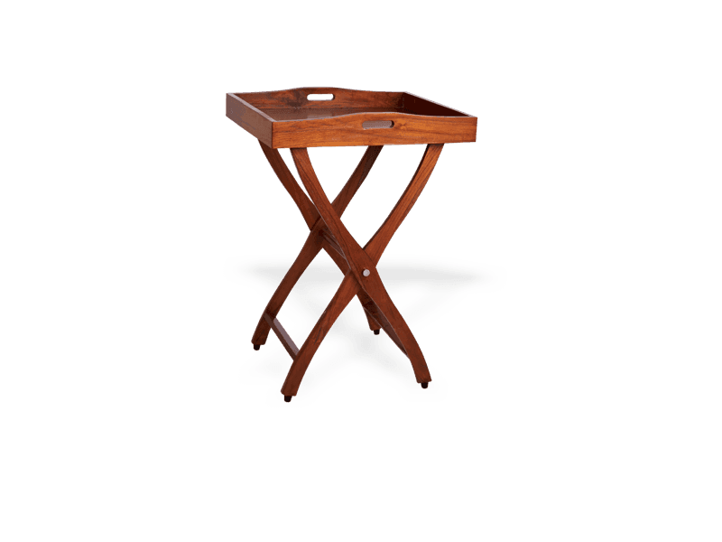 Keerti Foldable Wooden Spa Trolley