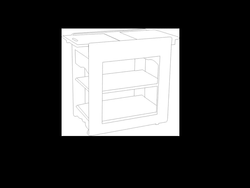 Bilwa Wooden Trolley for Stone Heater features