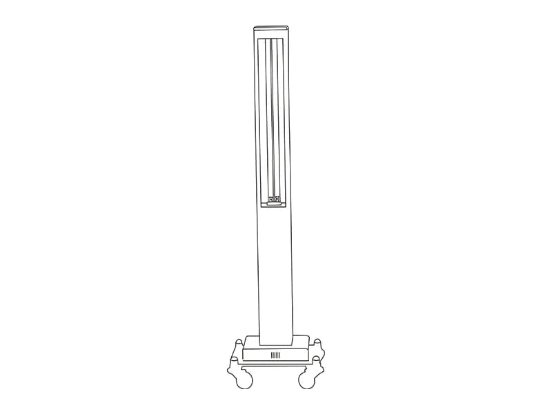 UV-C Disinfection Tower features